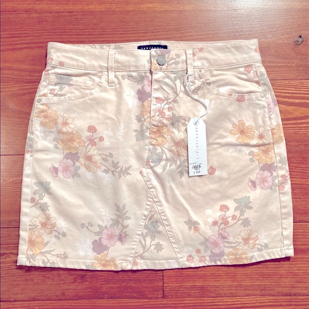 Women’s Sanctuary Floral Twill skirt